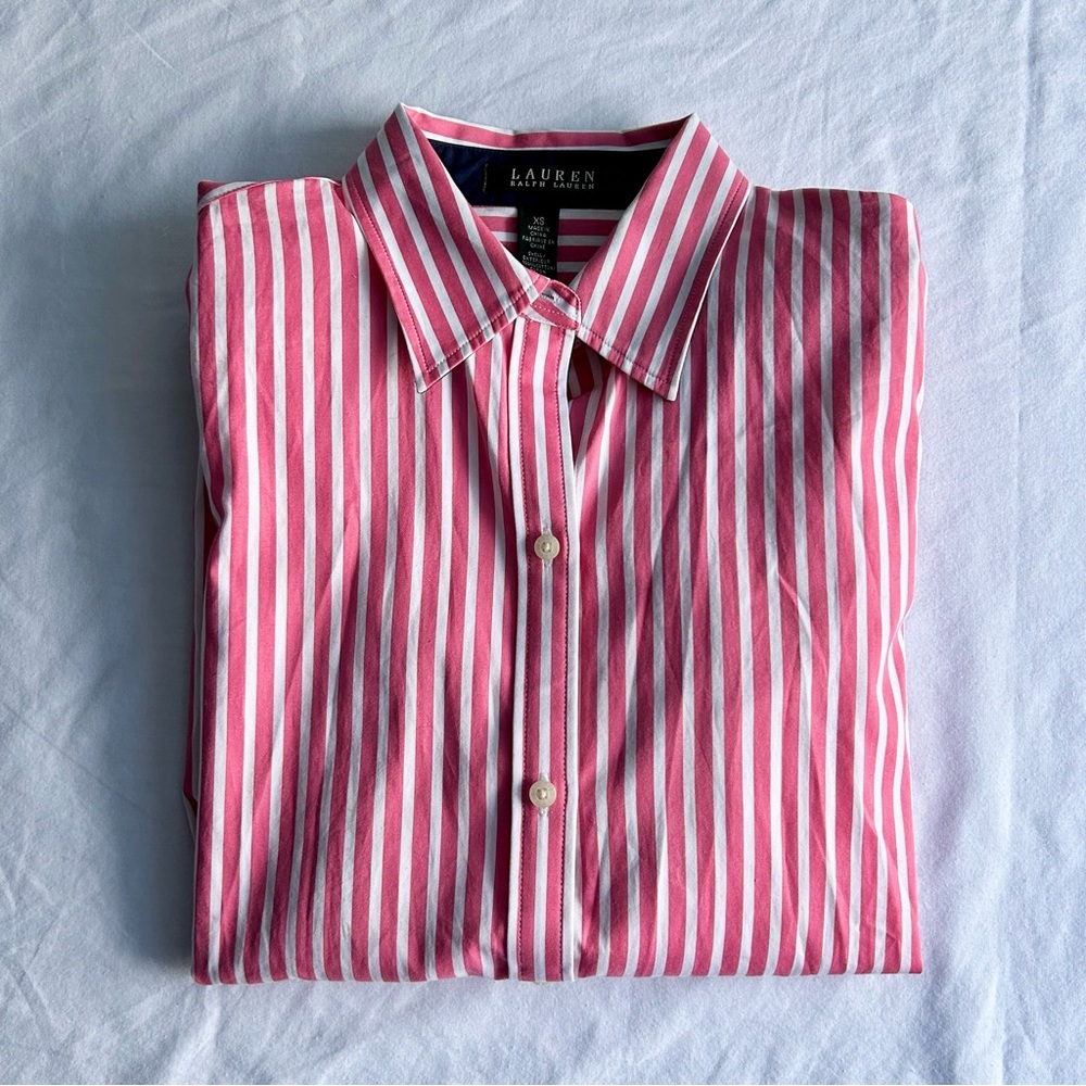Lauren Ralph Lauren Pink Striped women’s Shirt